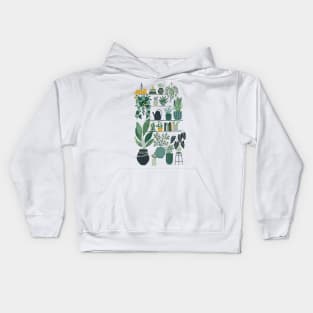 Plants on Shelves Kids Hoodie